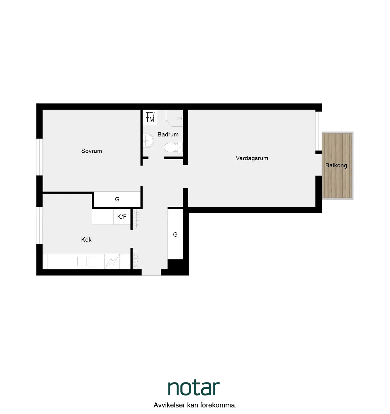 Floor plan for Revingegatan 13B
