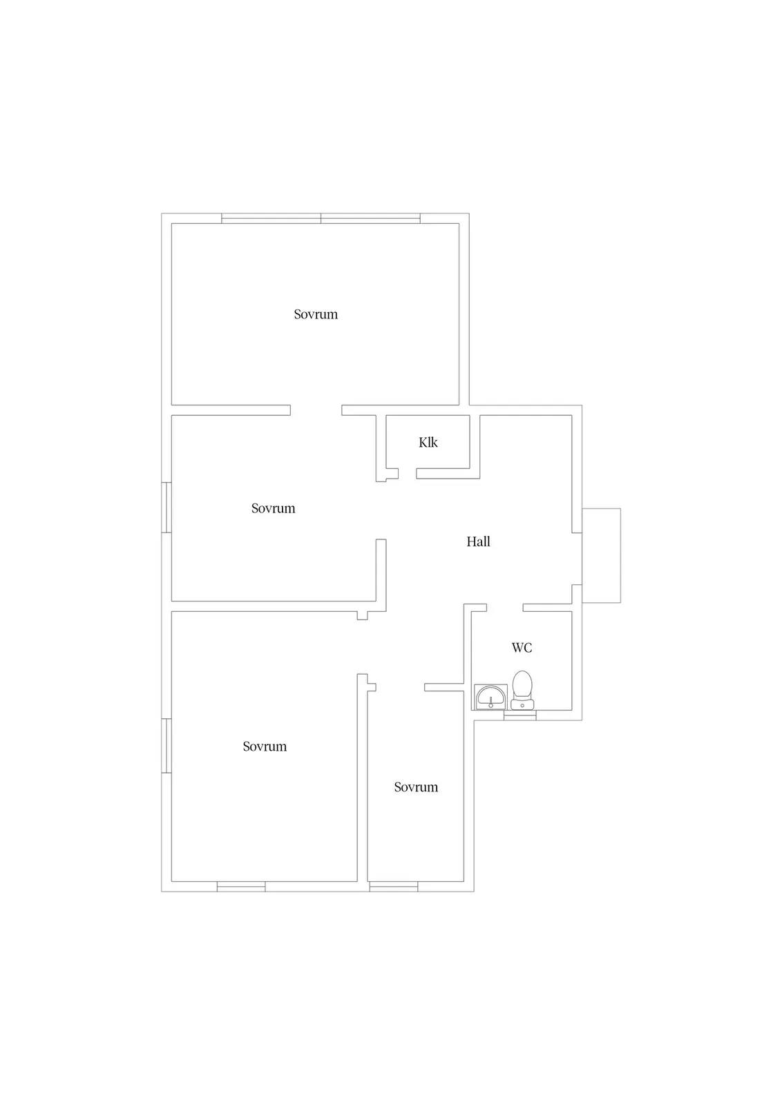 Floor plan for Storkågevägen 46 & Storkågevägen 46B