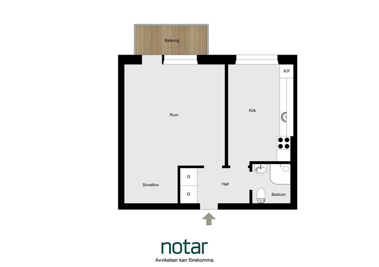 Floor plan for Barnarpsgatan 88C