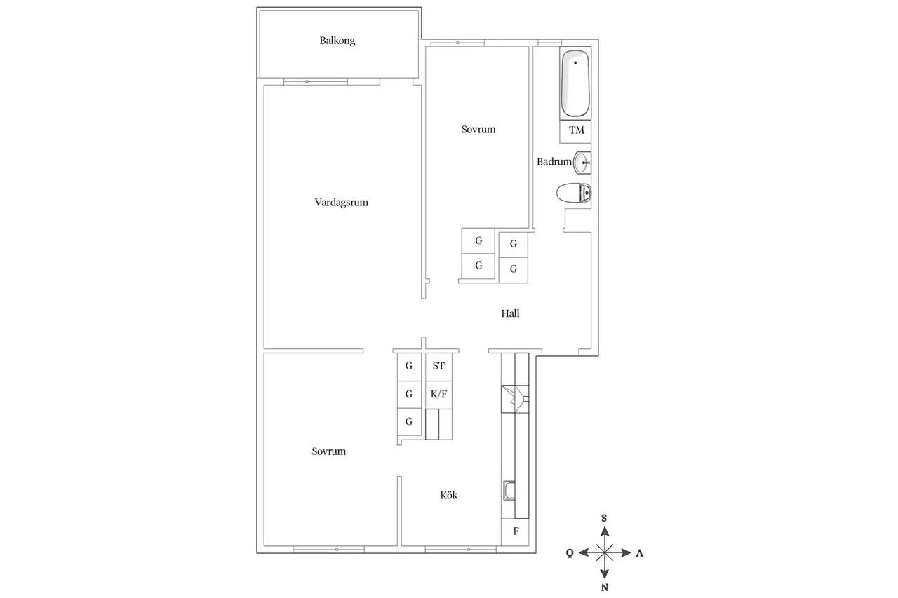 Planritning för Barometergatan 17