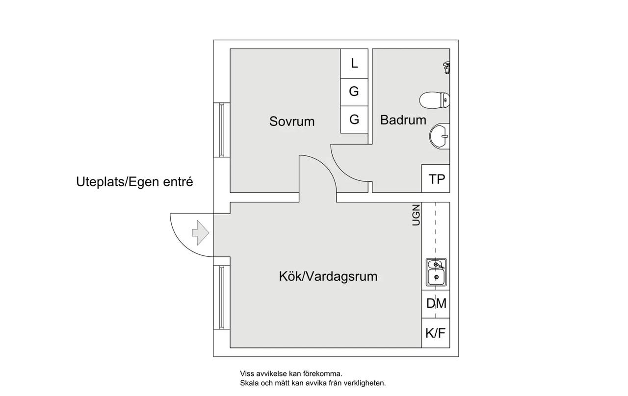 Planritning för Ulricehamnsvägen 2