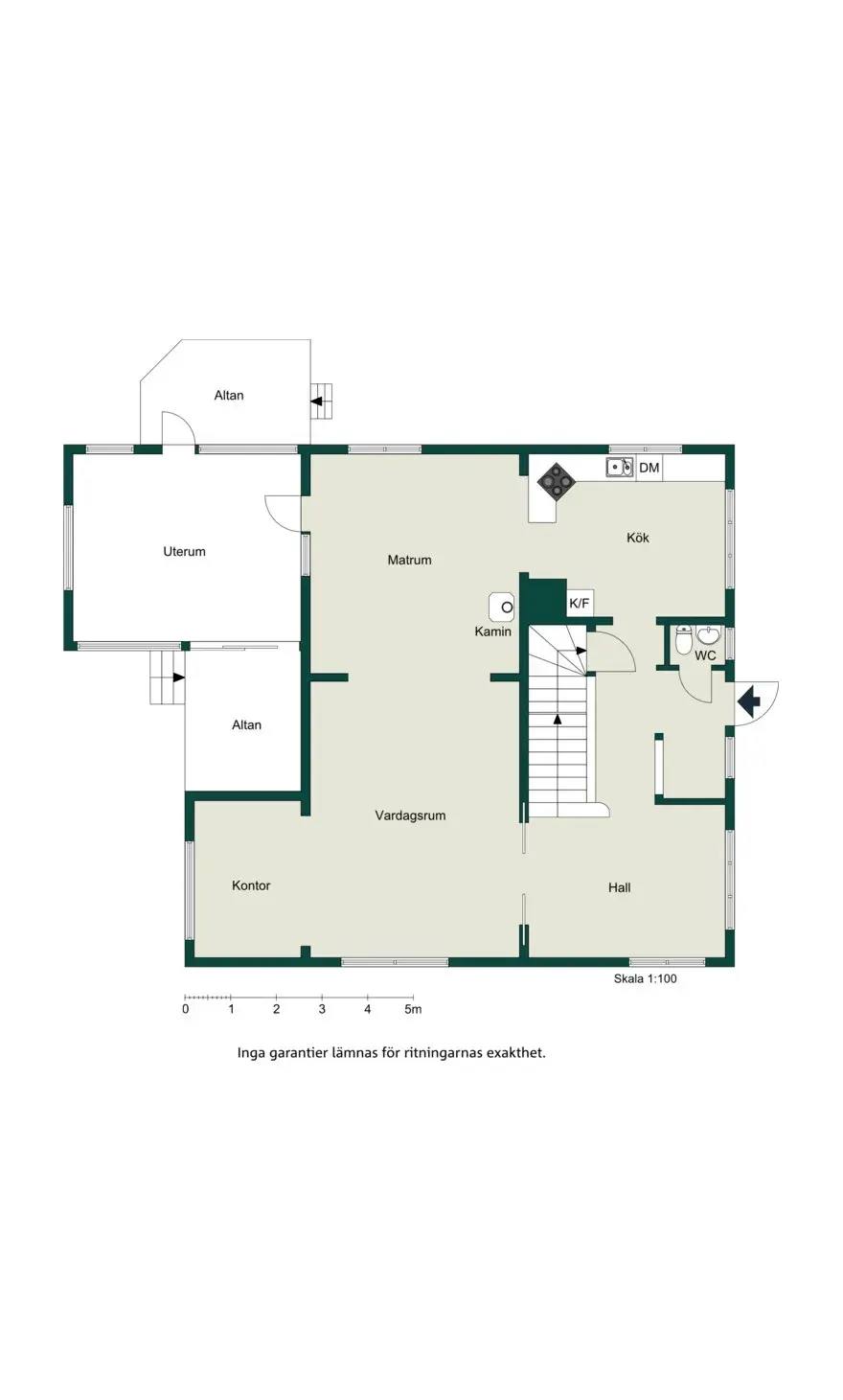 Floor plan for Smedbyvägen 9