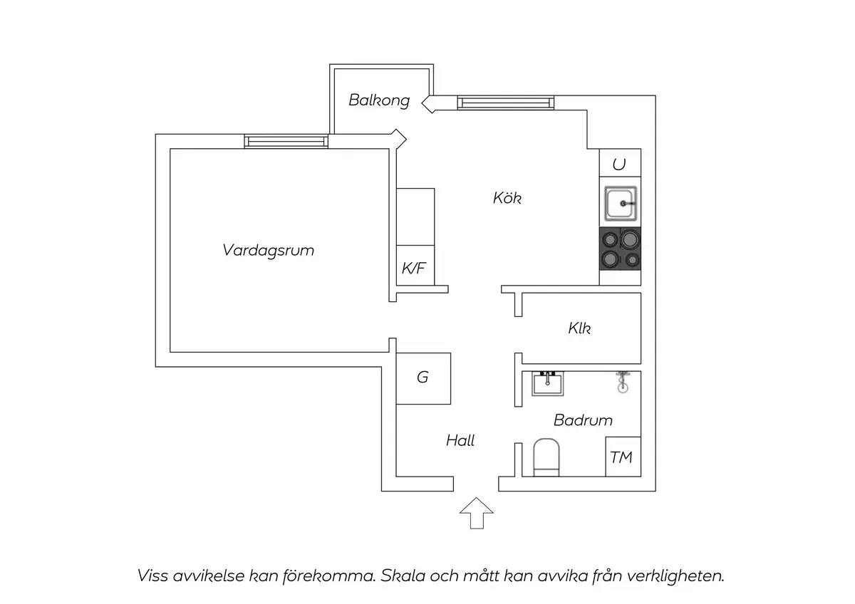Planritning för Kolonigatan 4