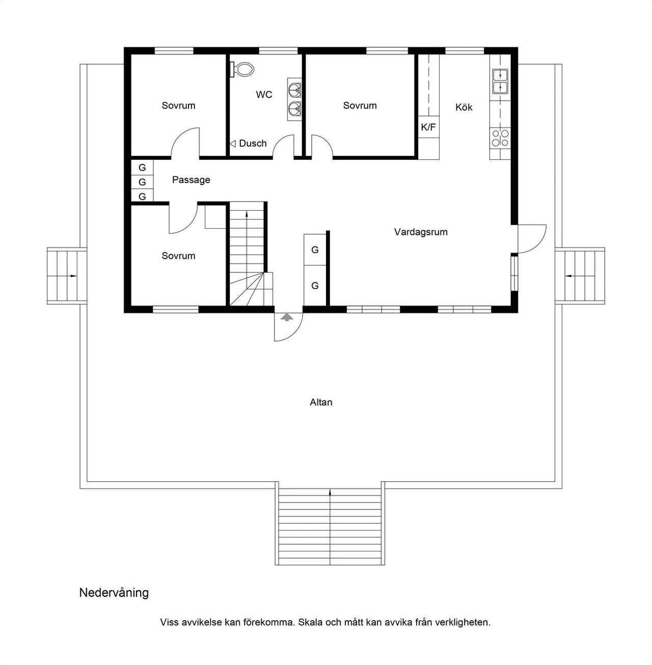 Floor plan for Nässelviksvägen 4