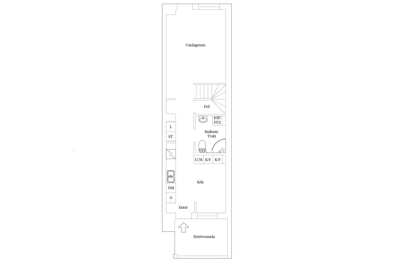 Floor plan for Bollklubbsvägen 4E