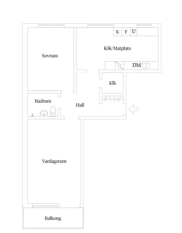 Planritning för Sågstuvägen 42