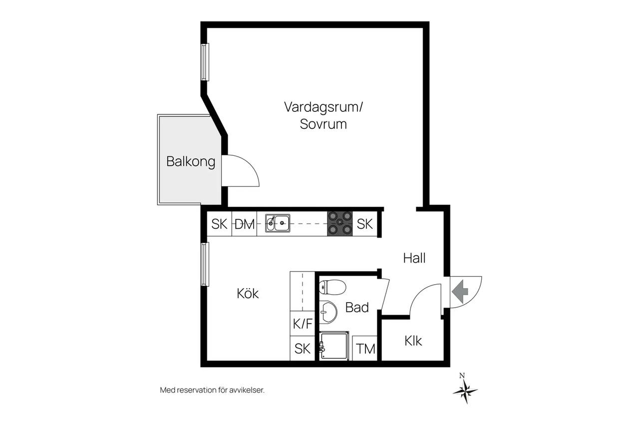 Planritning för Björkhemsgatan 61