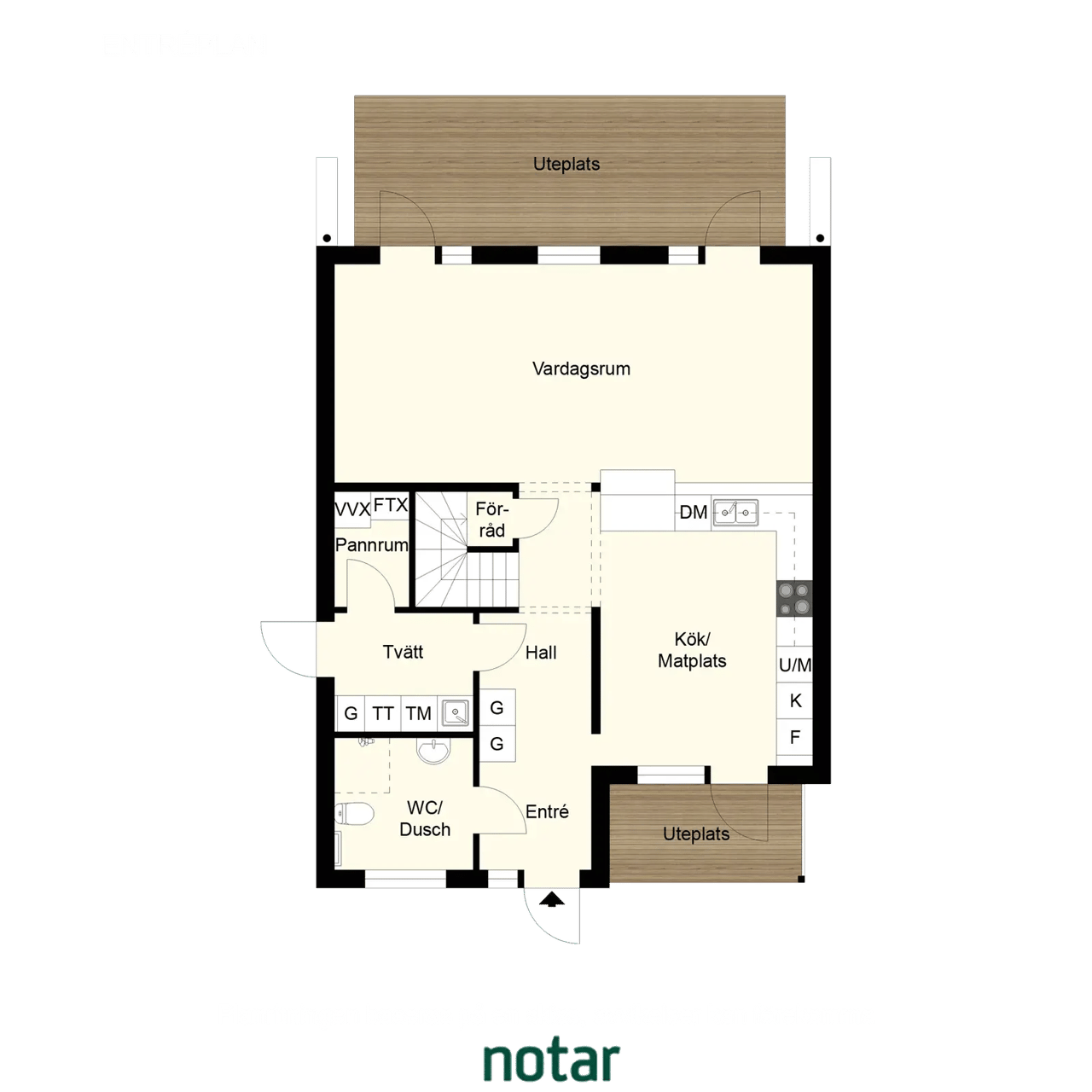 Floor plan for Skogsmulles väg 46