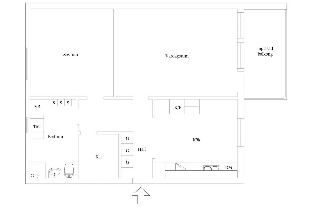 Planritning för Valhallavägen 117