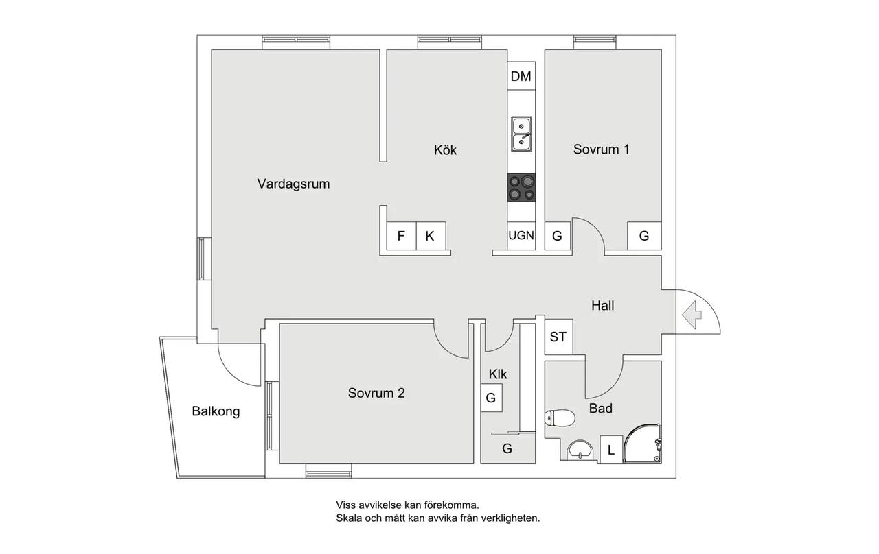 Planritning för Trollesundsvägen 50