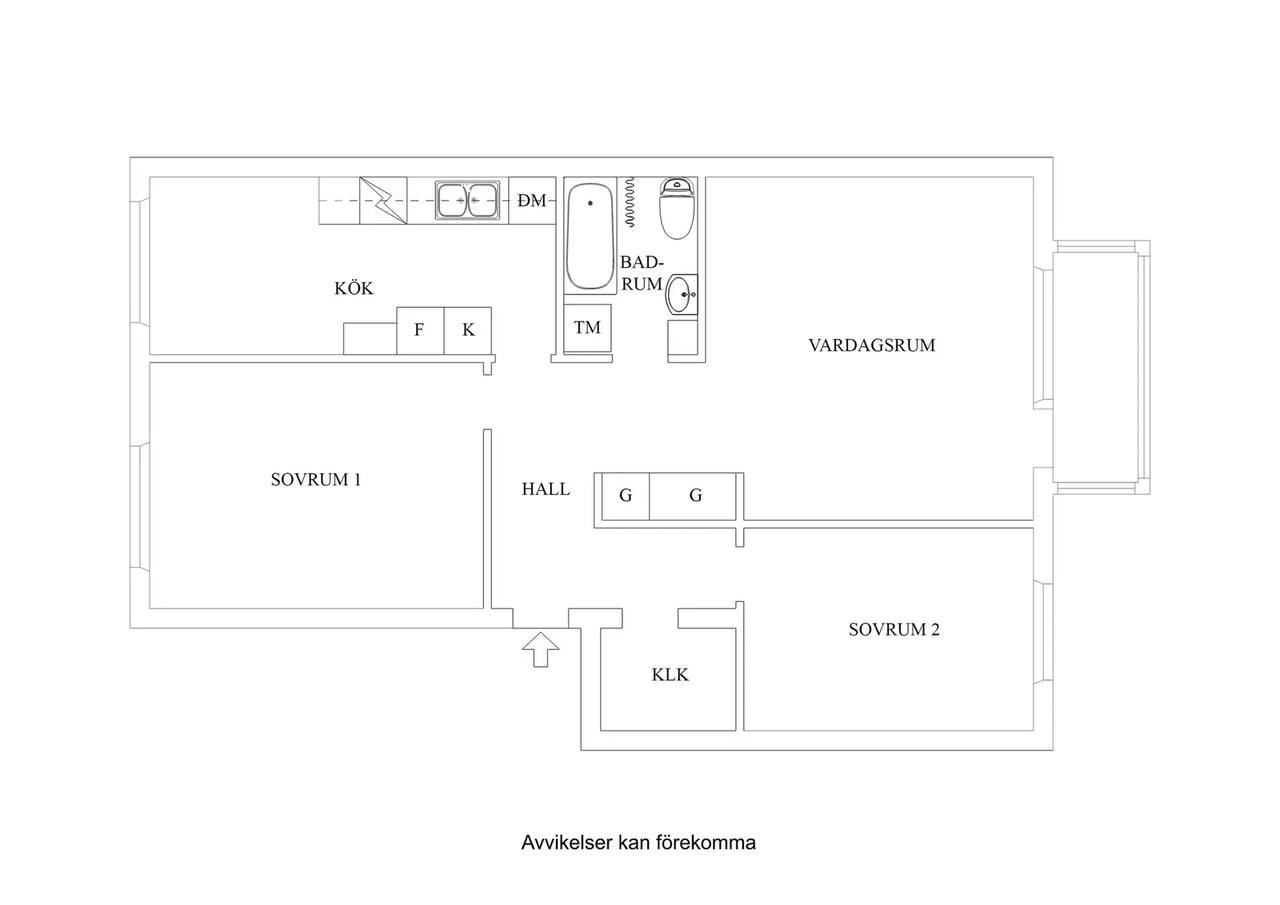 Floor plan for Ekilla gårdsväg 14
