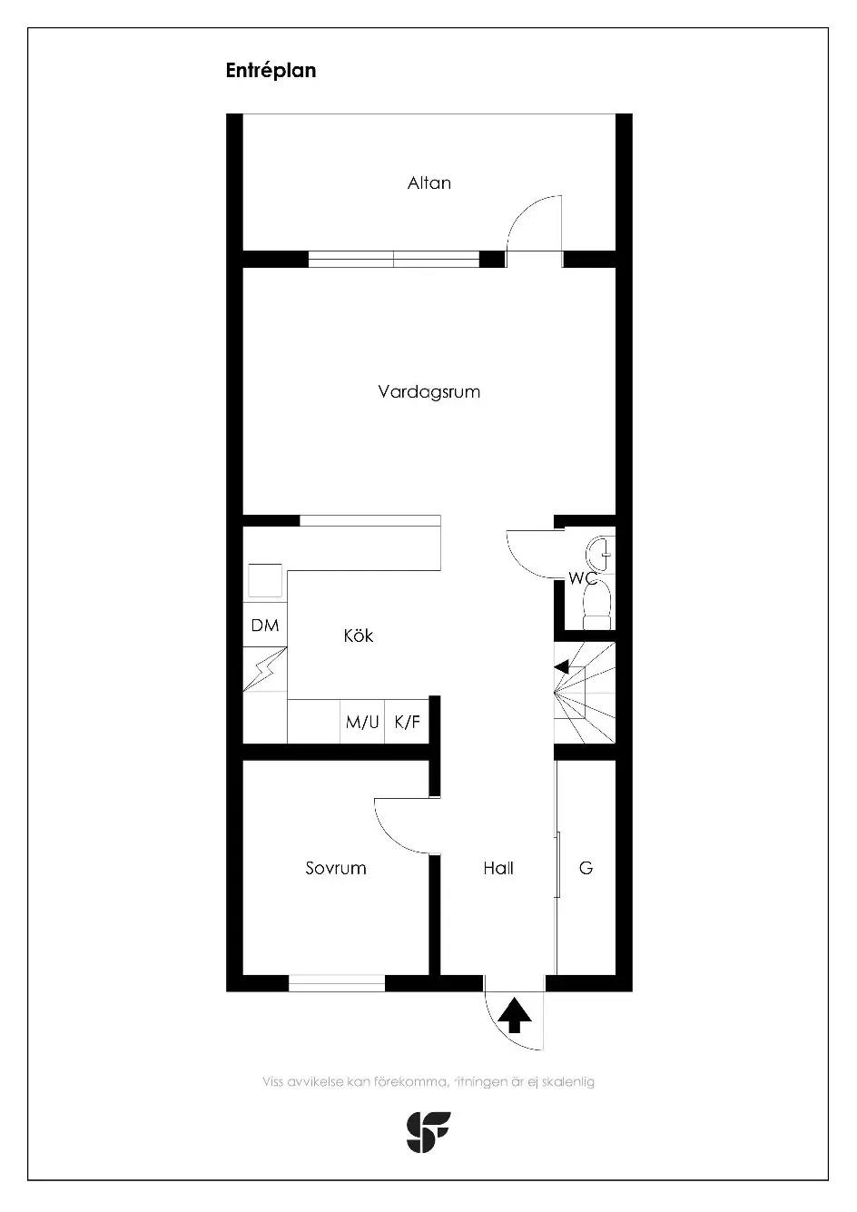 Planritning för Jupitervägen 78