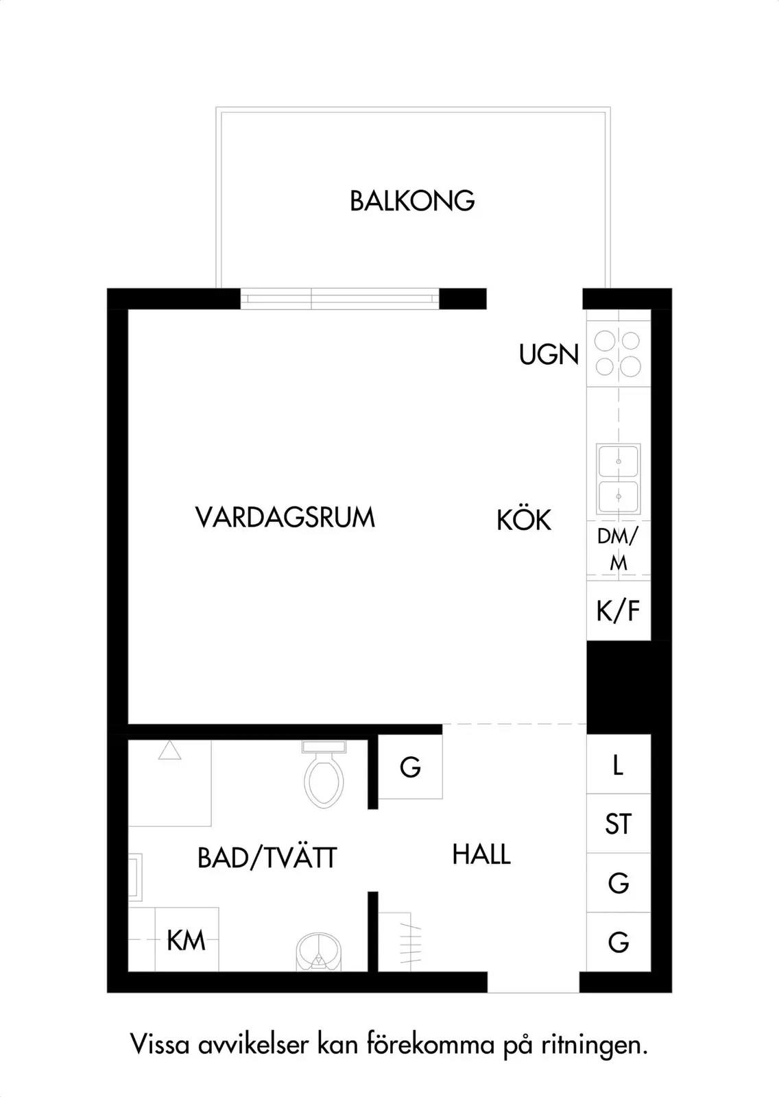 Floor plan for Atles Gata 5