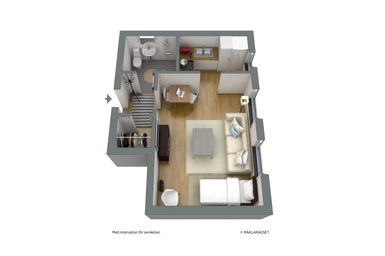 Floor plan for Mörsilsgatan 14