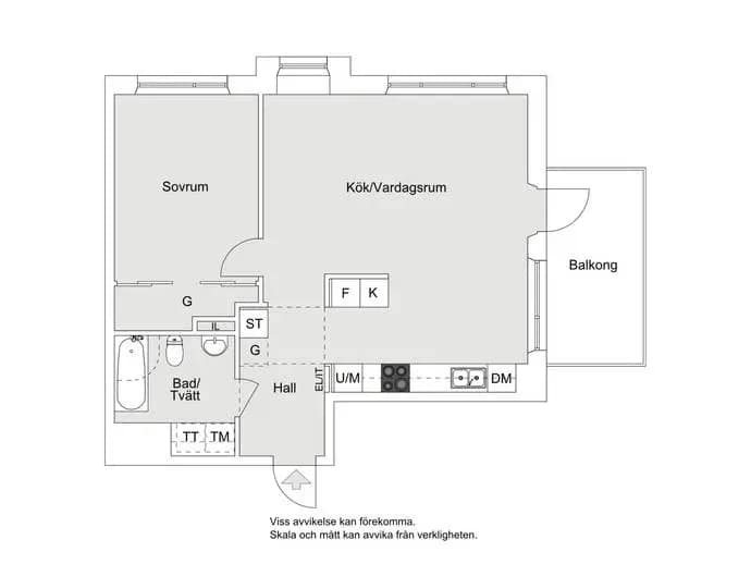 Floor plan for Forskargränd 3