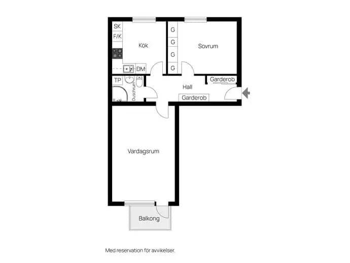 Floor plan for Ringvägen 34