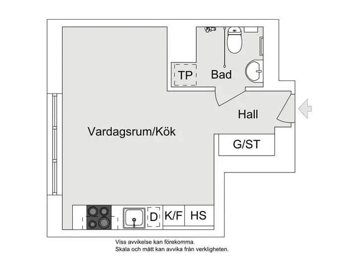 Floor plan for Kvarnholmsvägen 96, 9tr