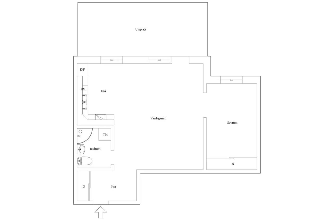 Planritning för Nygårdsgatan 16