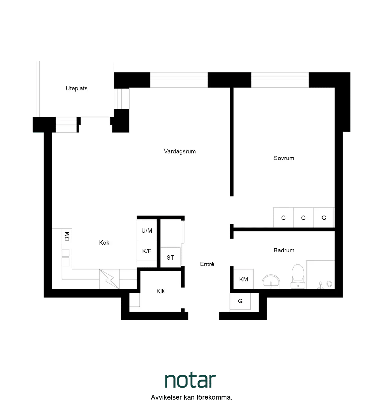 Floor plan for Gullbergsgatan 12