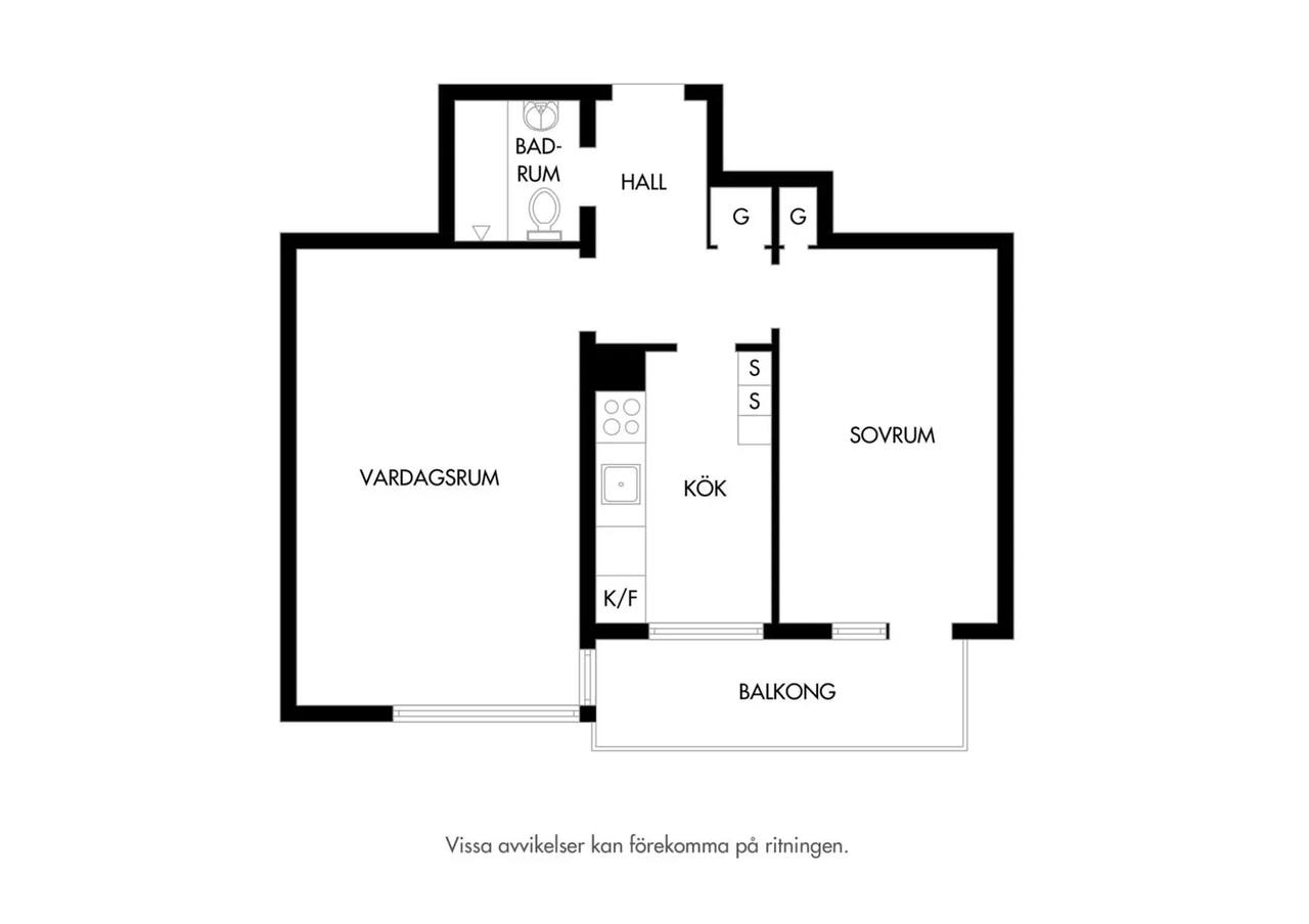 Floor plan for Kilian Zollsgatan 28A