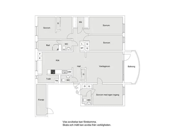 Planritning för Axvägen 61