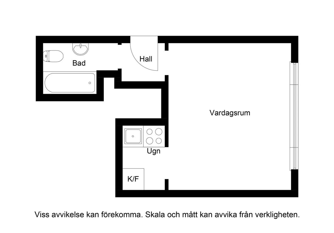 Floor plan for Sofierogatan 3D