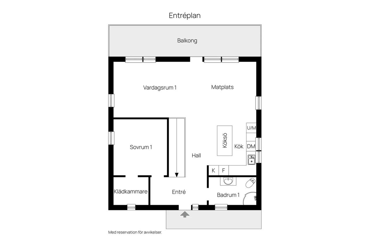 Floor plan for Marielundsvägen 51