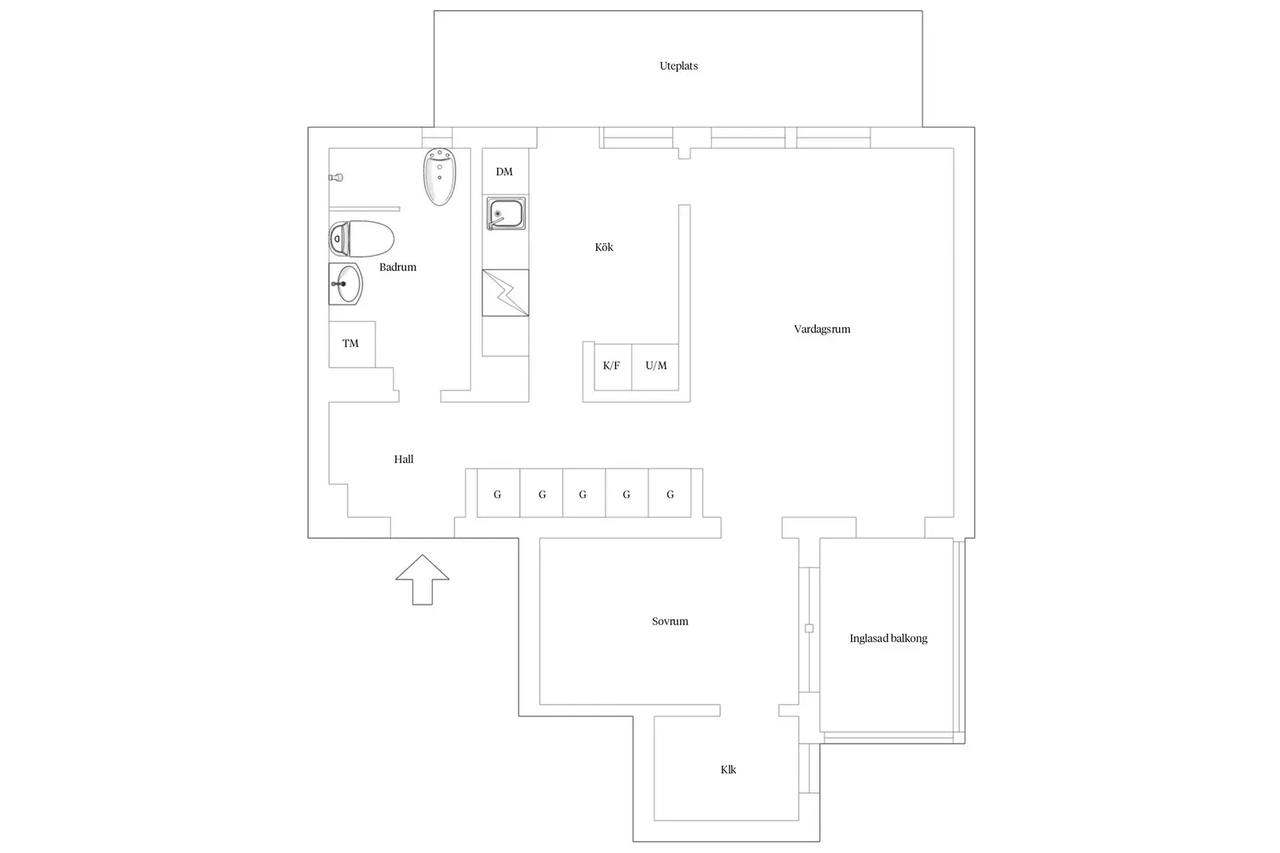 Floor plan for Miraallén 35