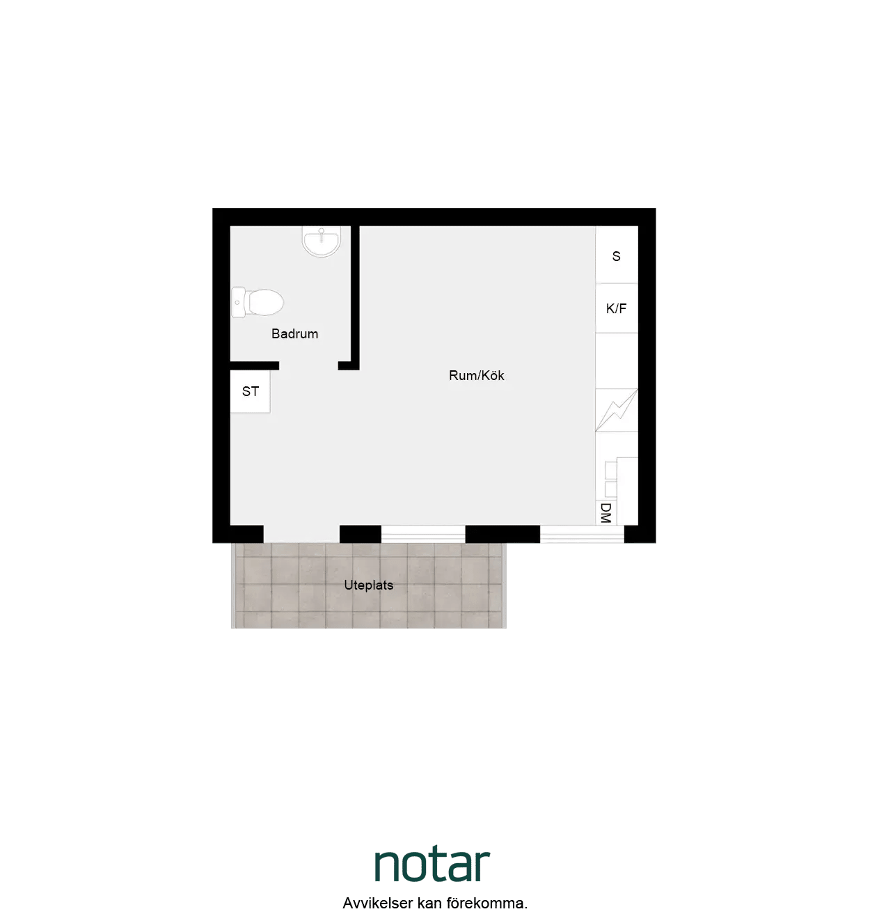 Floor plan for Elias Lönnrots Väg 5B