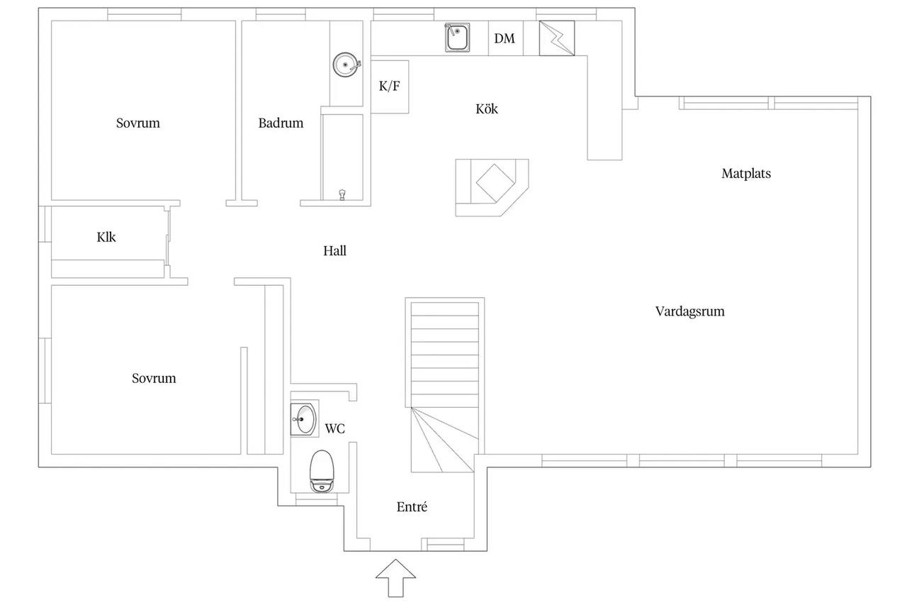 Floor plan for Ringgatan 34