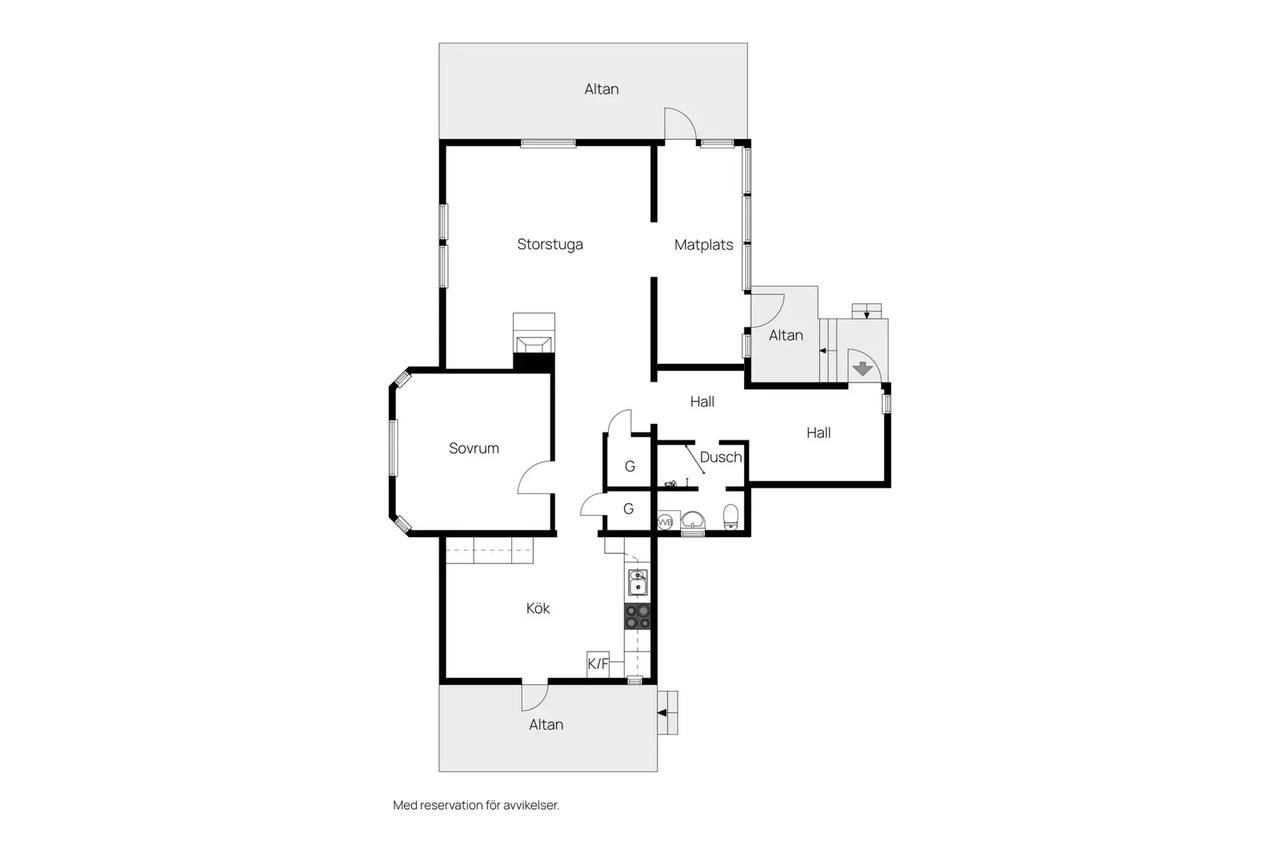 Floor plan for Handöl 153