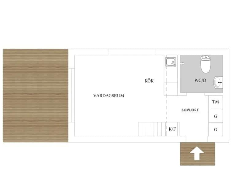 Planritning för Parkvägen 9J