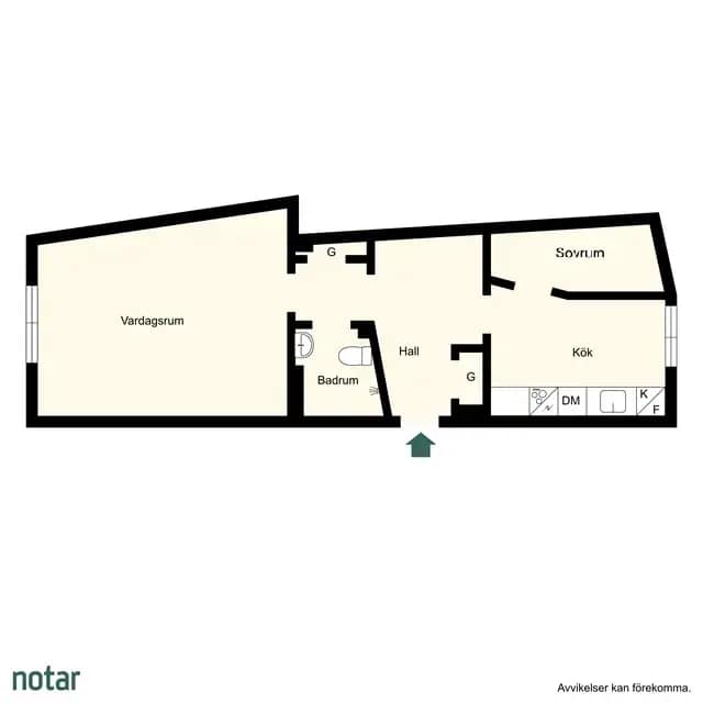 Floor plan for Råsundavägen 69A