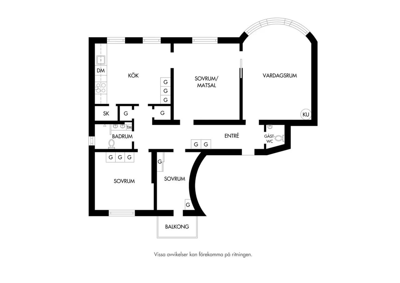 Planritning för Kullagatan