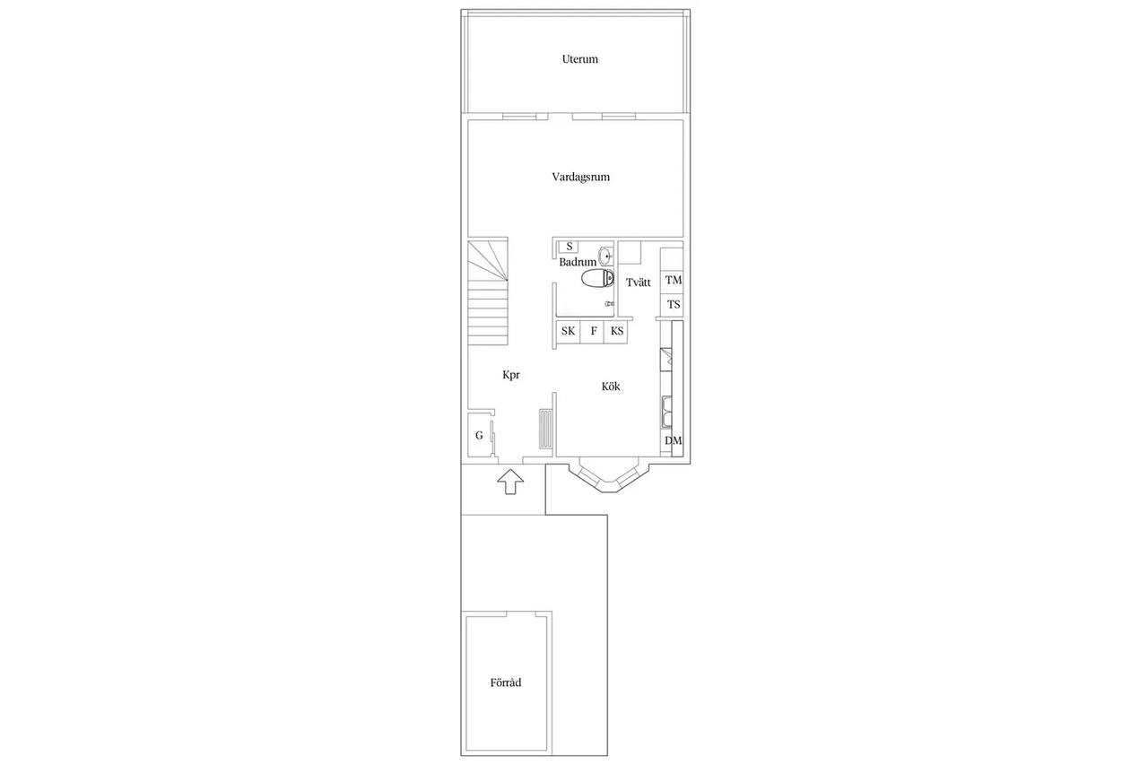 Floor plan for Domherrevägen 31