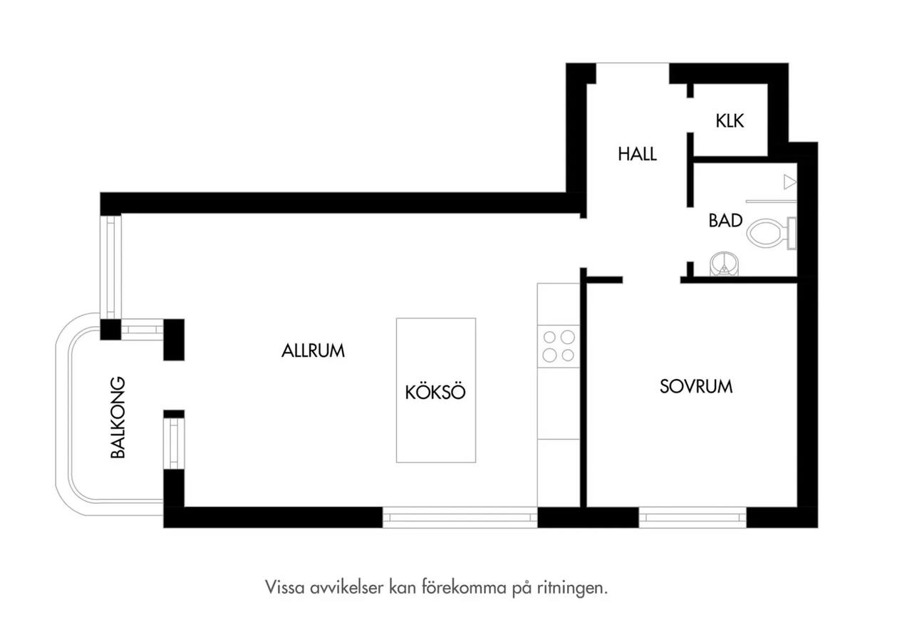 Floor plan for Torekovsgatan 22D