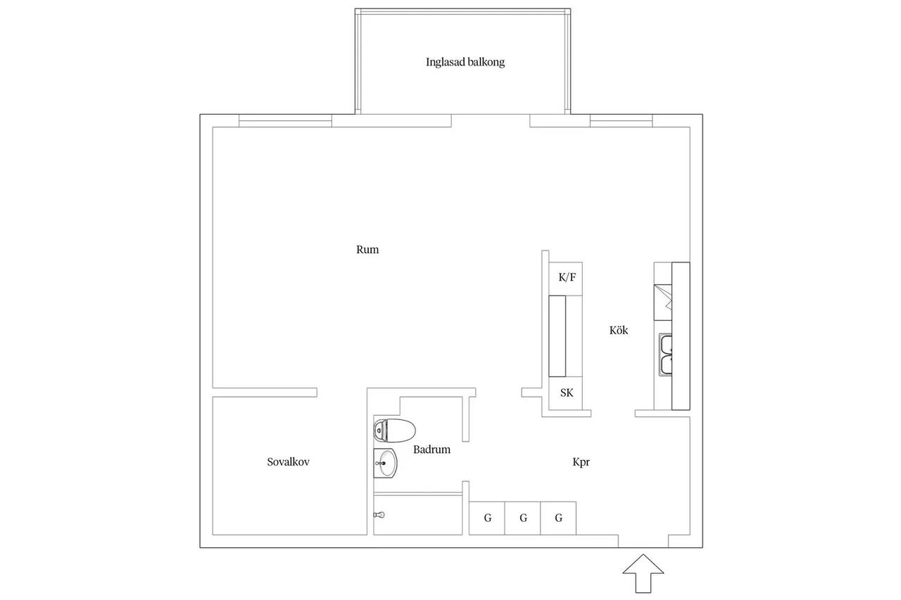 Planritning för Vildgåsvägen 3C