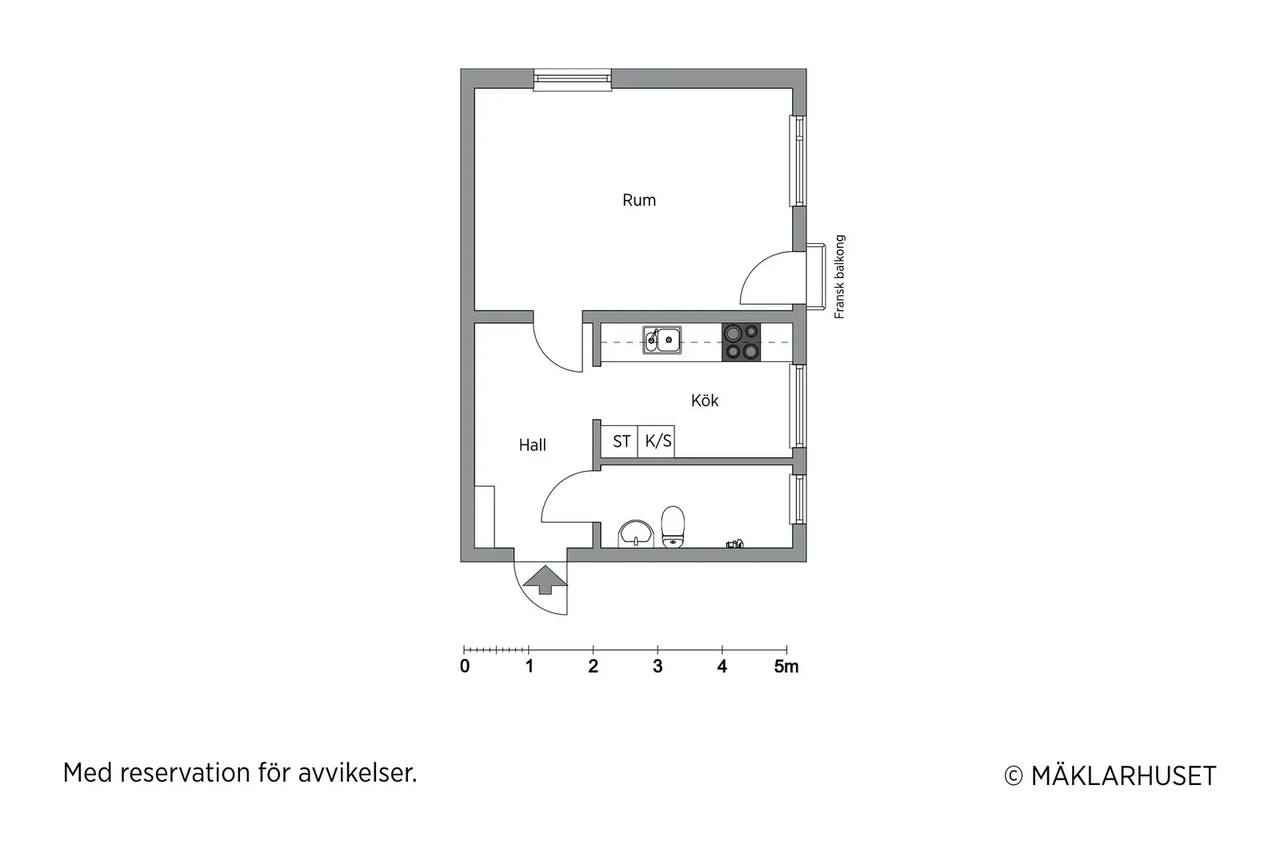 Floor plan for Flanaden 42