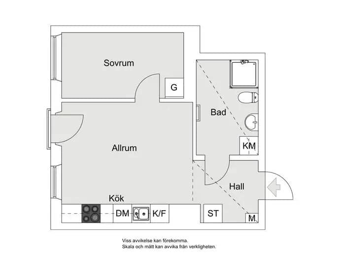 Floor plan for Stadshusplatsen 2, 4 tr