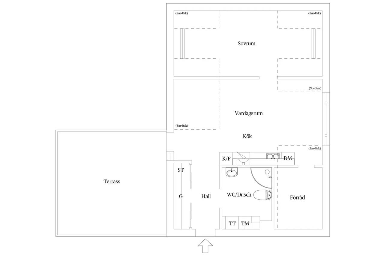 Planritning för Tellusgatan 6