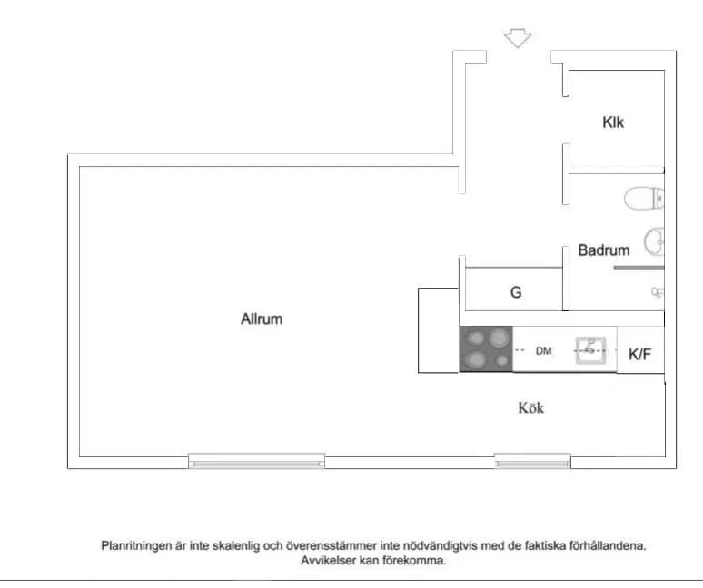 Floor plan for Järvstigen 5