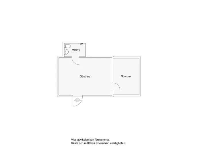 Planritning för Kometvägen 1