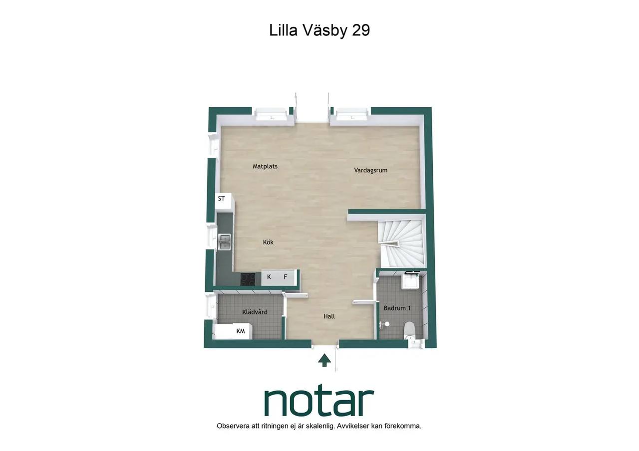 Planritning för Lilla Väsby 29