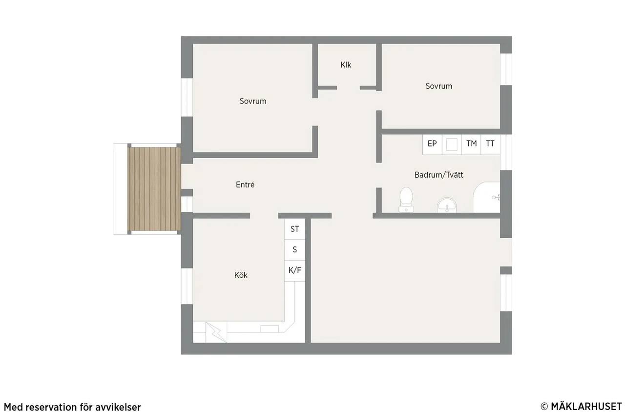 Floor plan for Bergsgatan 3 F