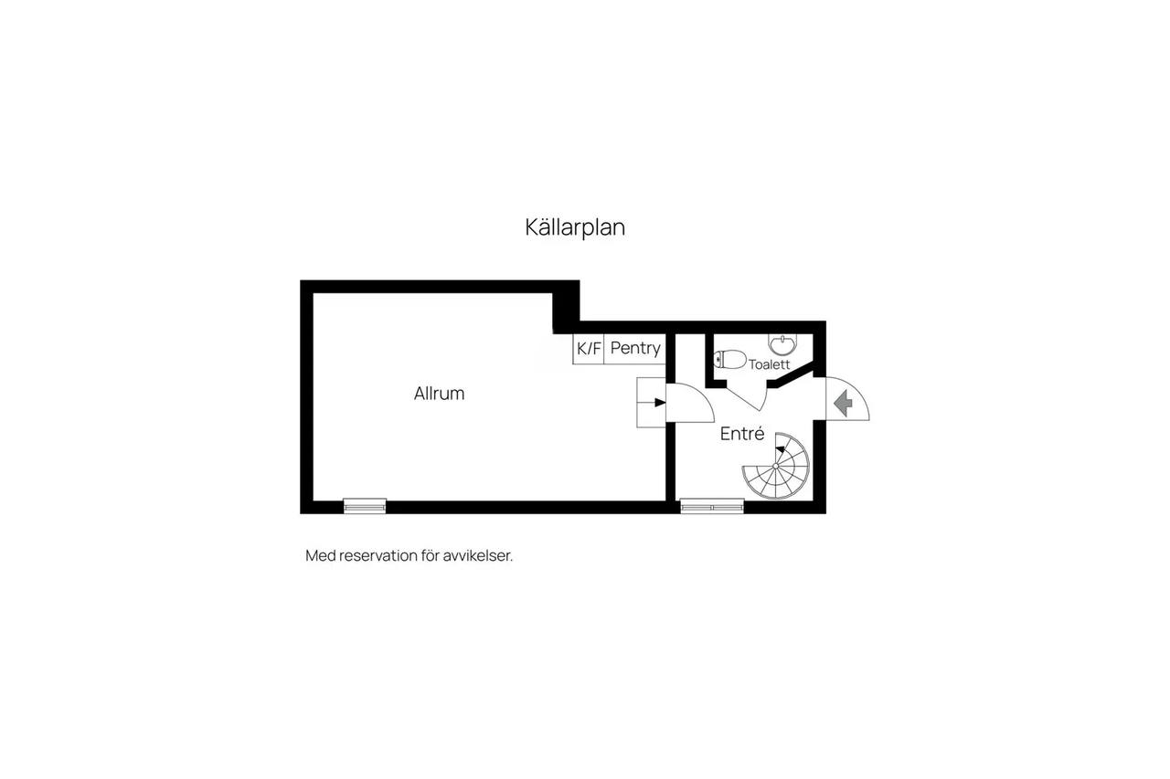 Floor plan for Norra Uddegatan 1 LGH 1001
