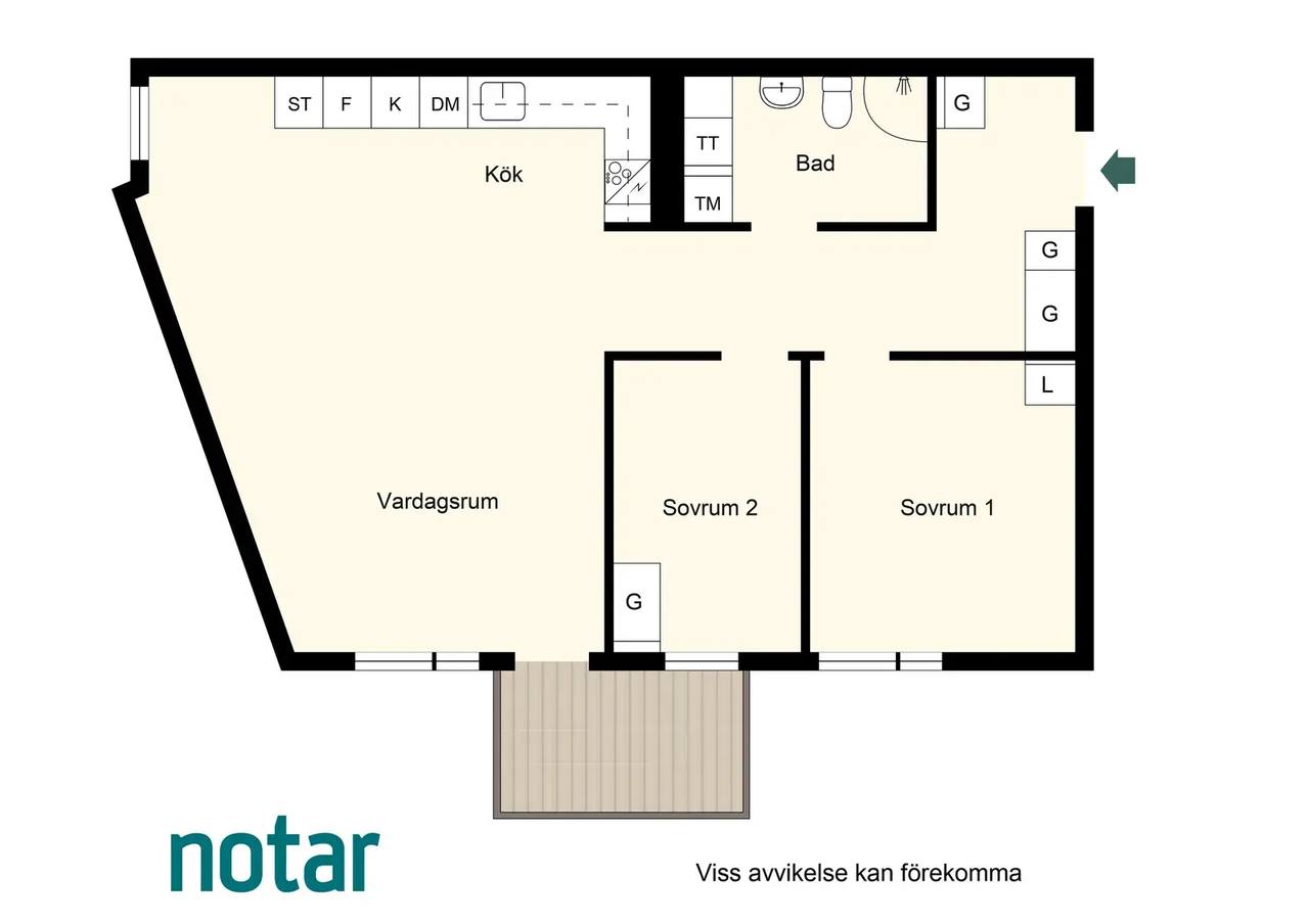 Planritning för Brotorpsvägen 2