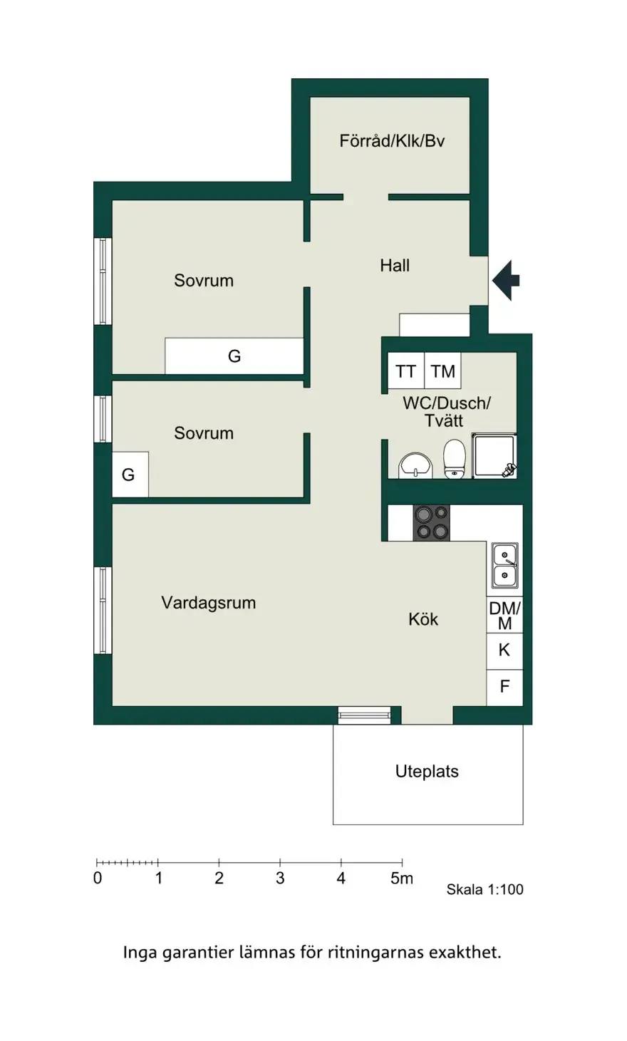 Planritning för Stamvägen 35