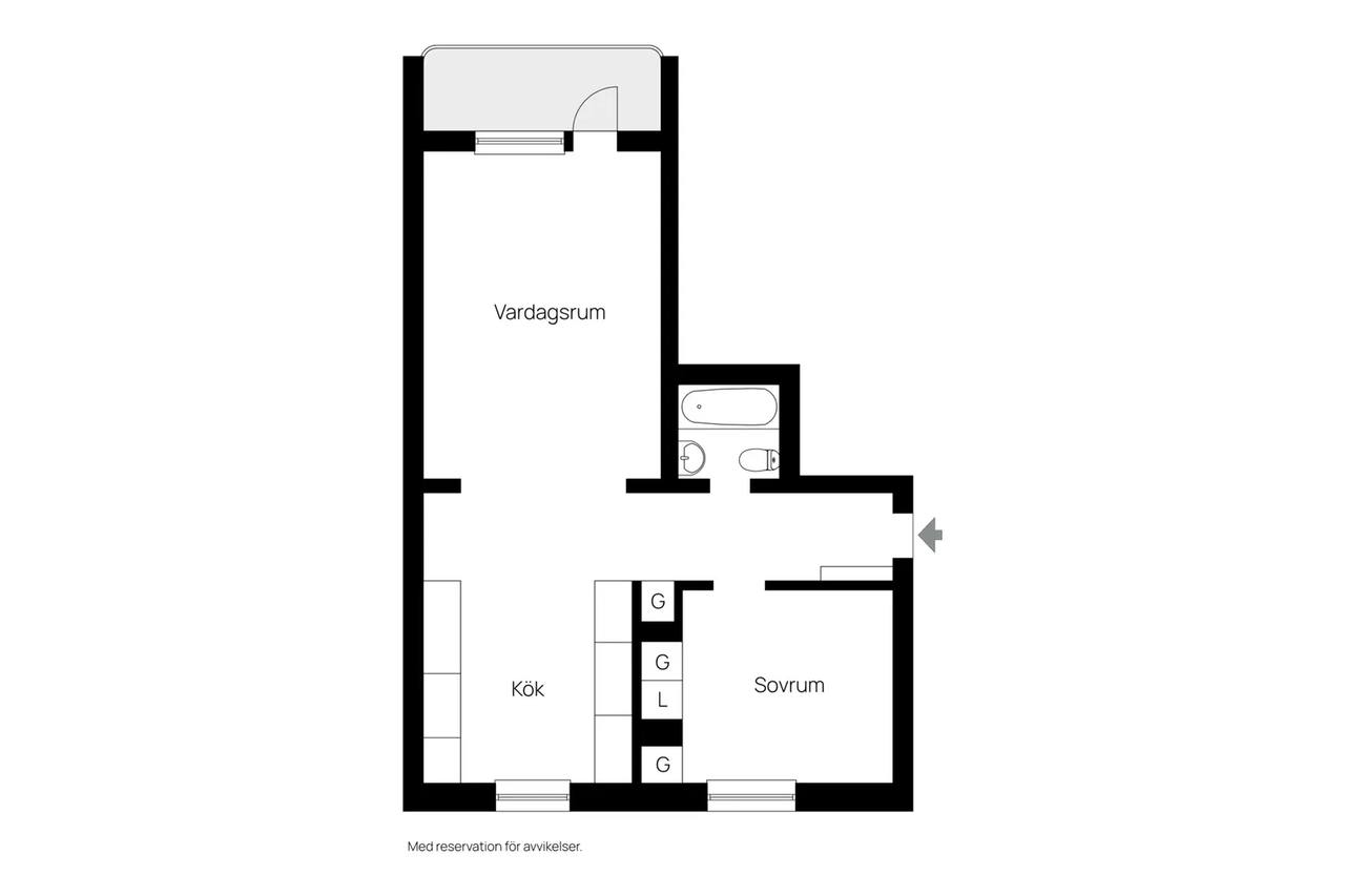 Floor plan for Barnhemsgatan 40