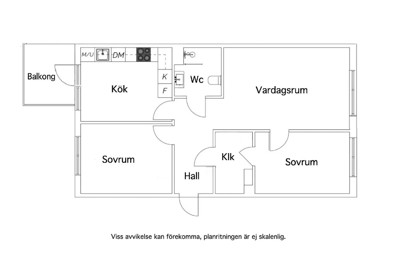 Floor plan for Fyrspannsvägen 6