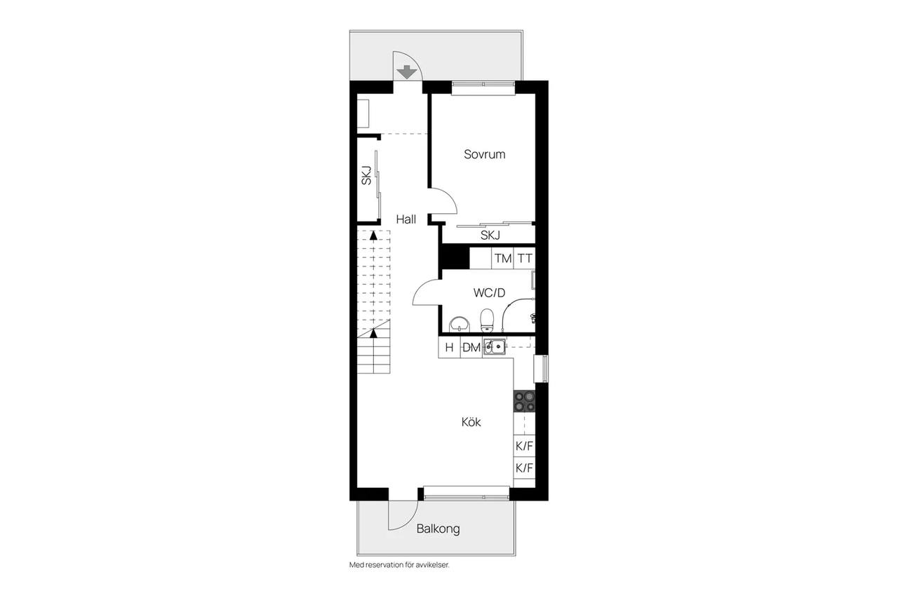 Floor plan for Astrakangatan 66c